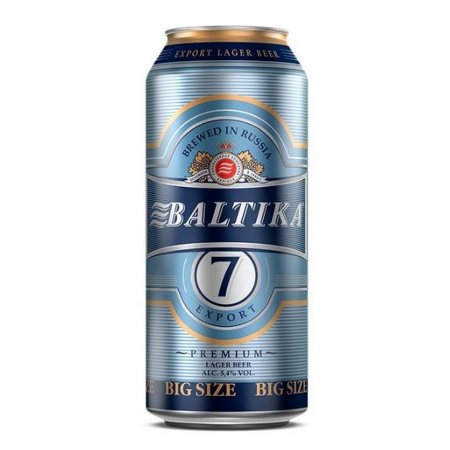 Пиво Балтика-7 0,45л 5,4% ж/б