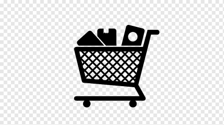 Продуктовая тележка вектор
