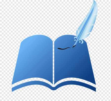 Раскрытая книга с пером