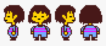 Фриск Undertale пиксель