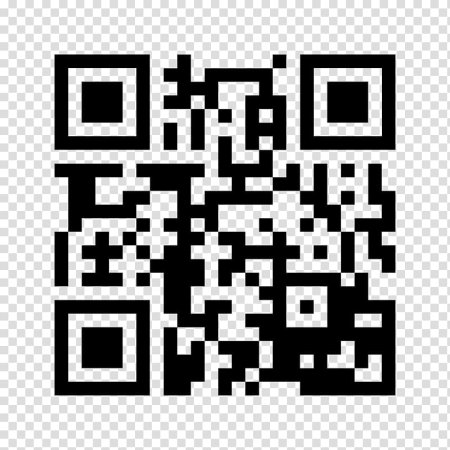 QR код белый