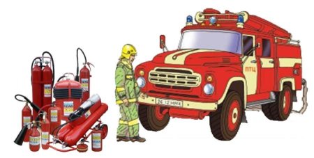 Пожарный без фона