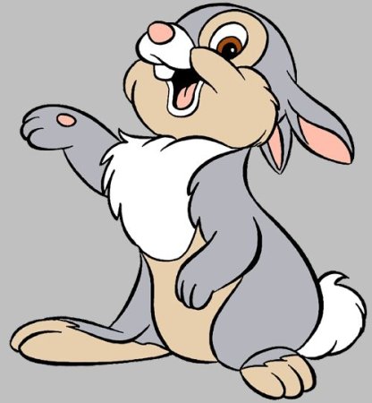 Кролик мультяшка