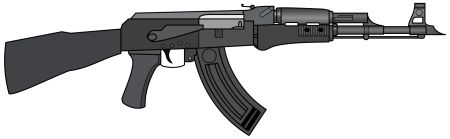 АК 47 вектор