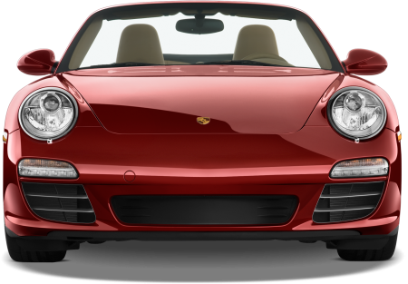 Порше 911 кабриолет спереди