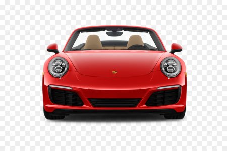 Porsche 911 красный спереди