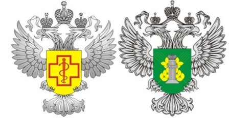 Герб Роспотребнадзора РФ без фона