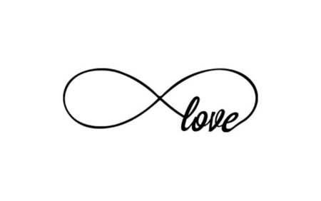 Знак бесконечности Love