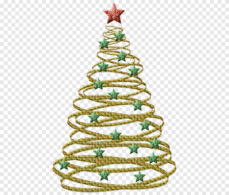 Елка на прозрачном фоне