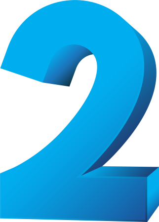 Красивая цифра 2