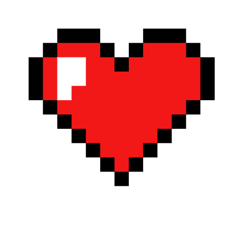 Картинки пиксельное сердце без фона (43 фото)