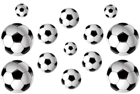 Картинки мячик футбольный без фона (59 фото)
