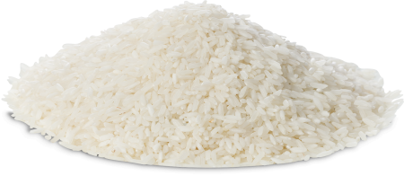 Рис на белом фоне