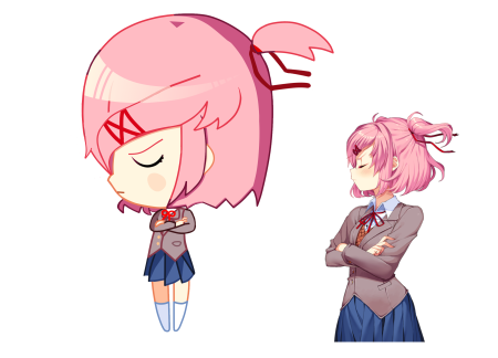 Нацуки Doki Doki спрайт