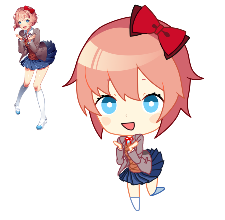 Doki Doki Literature Club Чиби