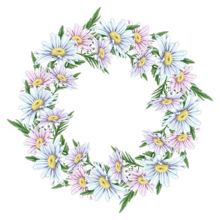 Венок из ромашек