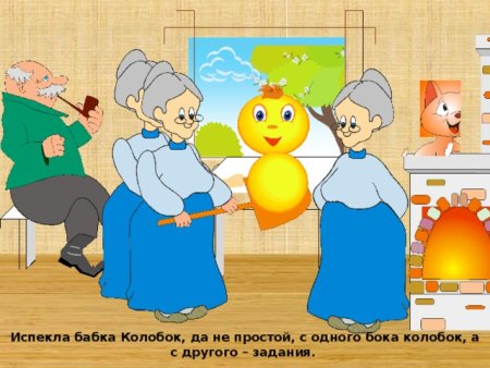 Испекла бабка Колобок
