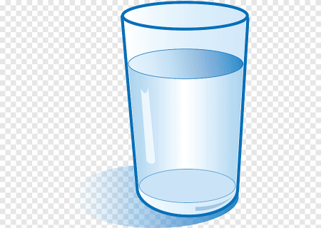 Стакан воды вектор