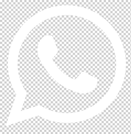 Белый значок WHATSAPP на прозрачном фоне