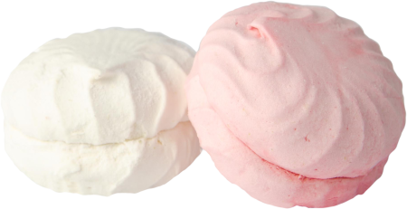 Зефир сладояр бело-розовый