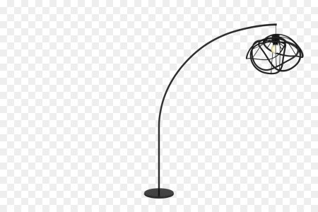 Напольная лампа на прозрачном фоне