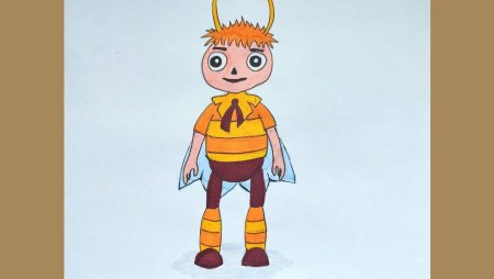 Рисуем Пчеленка из Лунтика