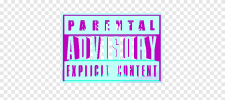 Parental Advisory фиолетовая