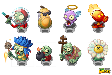 Герои игры Plants vs Zombies