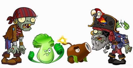 PVZ 2 зомби с удочкой