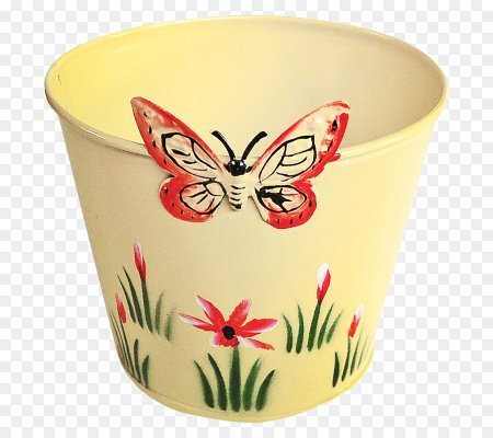 Прозрачный горшок для цветов