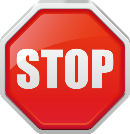 Знак stop