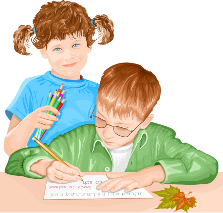 Ученик иллюстрация