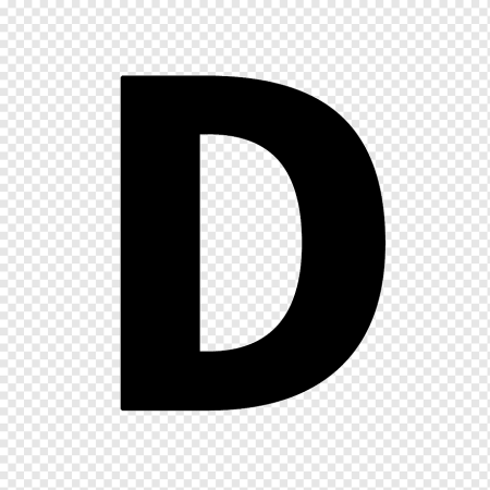 Красивая буква d