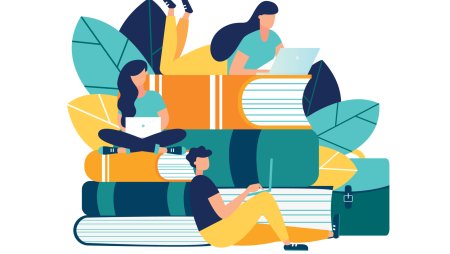 Flat иллюстрации образования