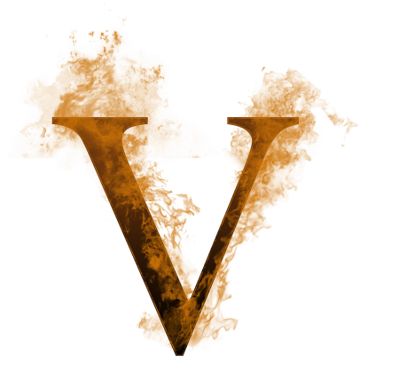 Крутая буква v