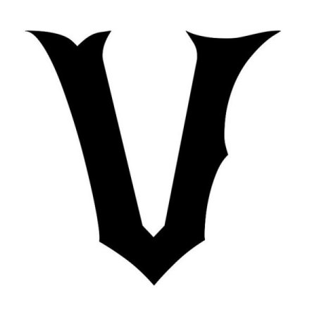 Красивая буква v