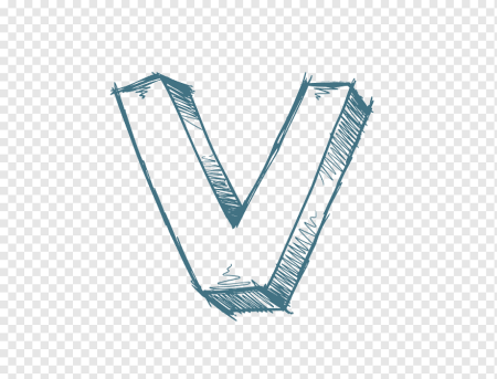 Буква v вектор