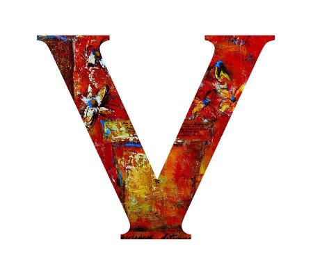 Стилизованная буква v