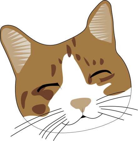 Кошачья мордочка рисунок