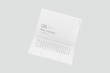 MACBOOK Clay Mockup