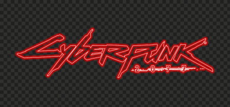 Cyberpunk 2077 логотип для фотошопа