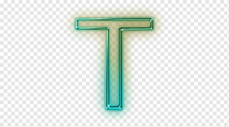 Буква t без фона