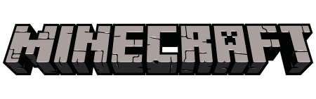 Minecraft надпись без фона