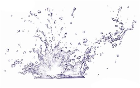 Вода капли брызги