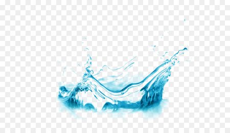 Брызги воды на белом фоне