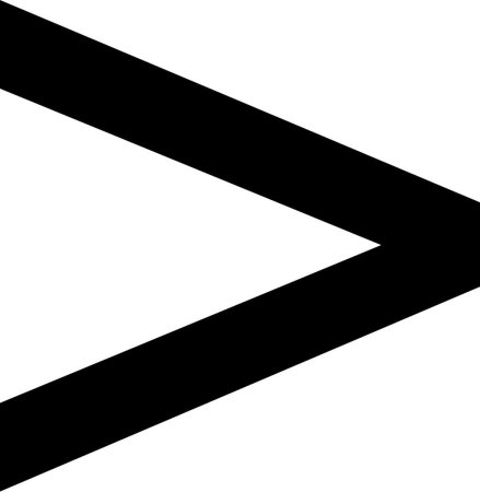 Знак меньше