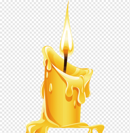 Свеча без фона