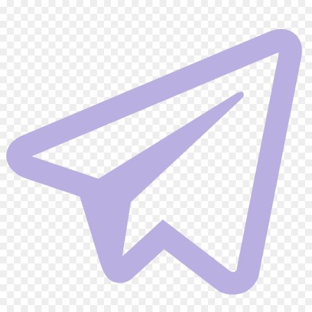 Значок телеграм фиолетовый