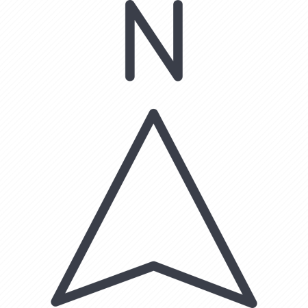 Стрелочка Север