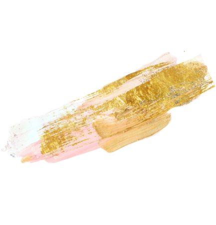 Мазок золотой краски